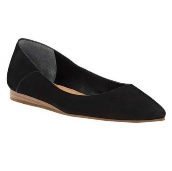 NEW Lucky Brand Bylando Womens Leather Pointed Toe Flats shoes sz 10M - Picture 1 of 12